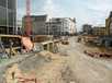  une vue sur le chantier devant la gare, place Thiers